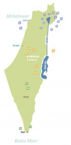 kibbutz-israel-karte
